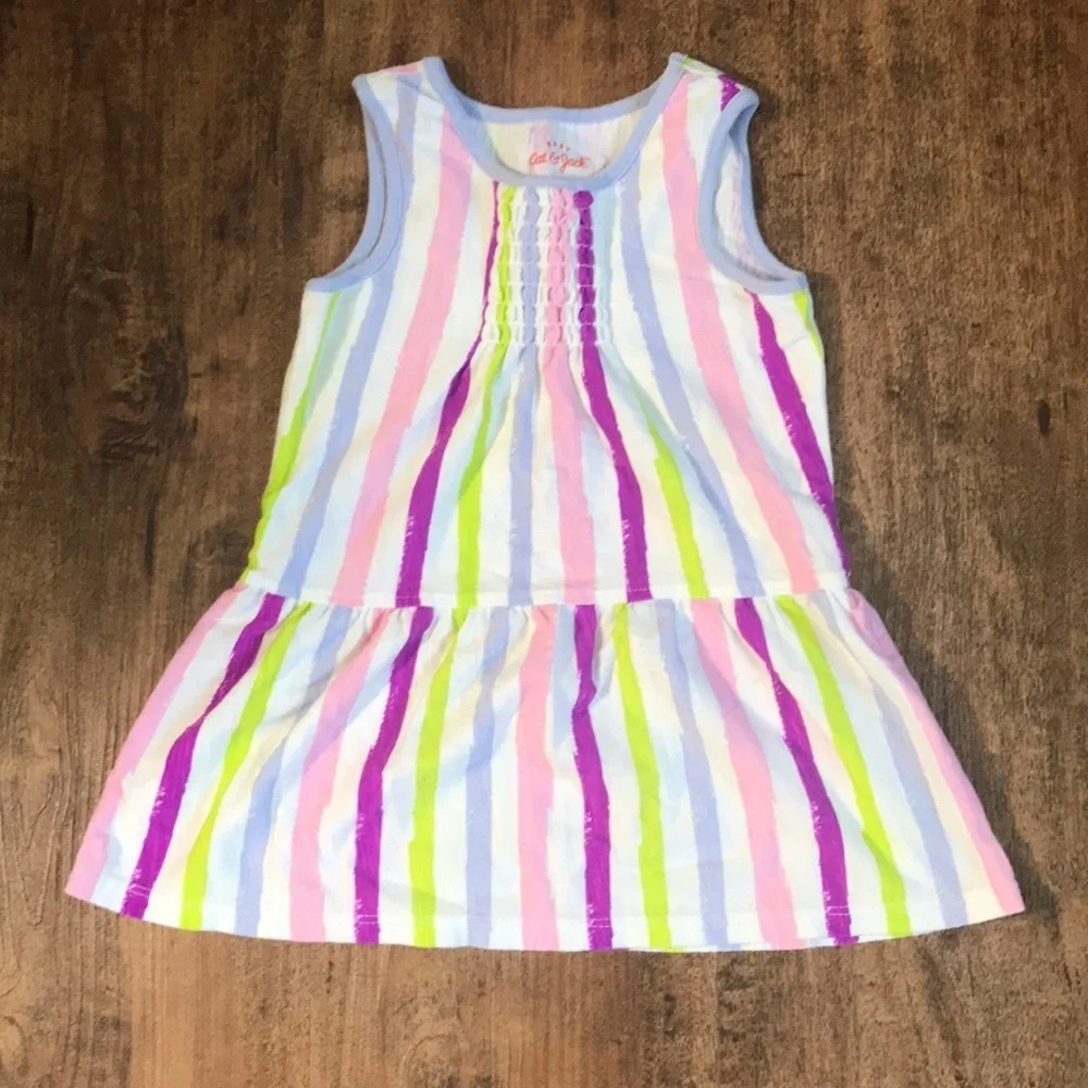 Baby girl striped dress size 18 months